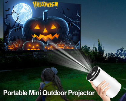 Magcubic Mini Beamer 4K Unterstützt Android 11, Smart Projector 5G Wifi 6 BT 5.4, Mini Projektor Full HD 1080P Unterstützt 200ANSI 8000L Auto Horizontal Trapezoid Correction (Weiß)